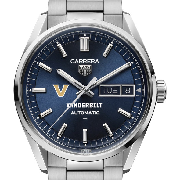 Vanderbilt Men's TAG Heuer Carrera Day-Date with Blue Dial Shot #1
