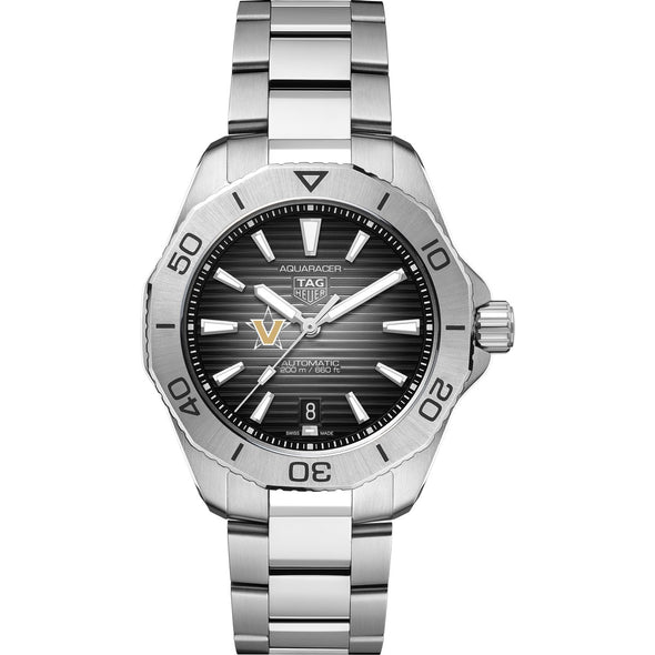 Vanderbilt Men's TAG Heuer Steel Automatic Aquaracer with Black Dial Shot #2