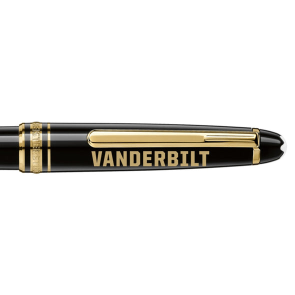 Vanderbilt Montblanc Meisterstück Classique Ballpoint Pen in Gold Shot #2