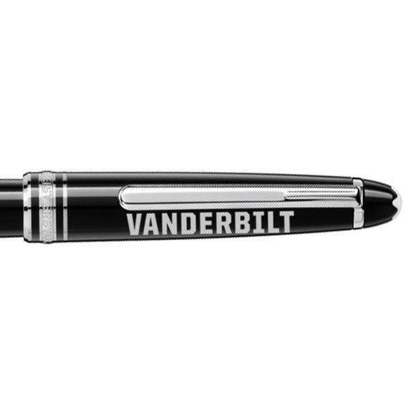 Vanderbilt Montblanc Meisterstück Classique Rollerball Pen in Platinum Shot #2
