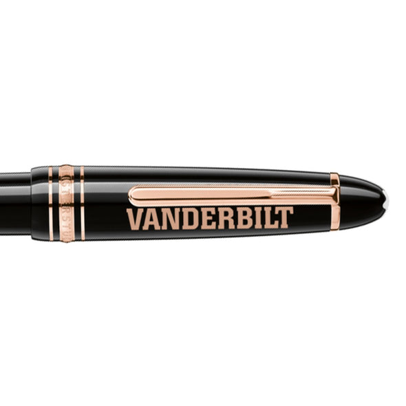 Vanderbilt Montblanc Meisterstück LeGrand Ballpoint Pen in Red Gold Shot #2
