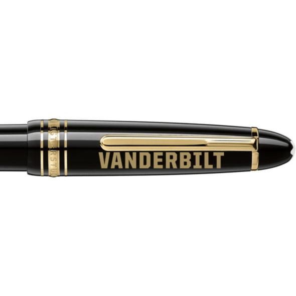 Vanderbilt Montblanc Meisterstück Midsize Ballpoint Pen in Gold Shot #2