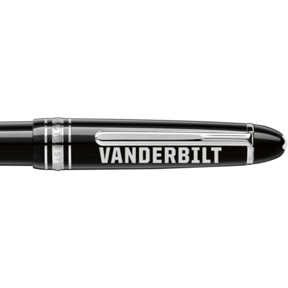 Vanderbilt Montblanc Meisterstück Midsize Platinum-Coated Ballpoint Pen Shot #2