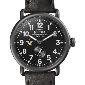 Vanderbilt Shinola Watch, The Runwell 41mm Black Dial Shot #1