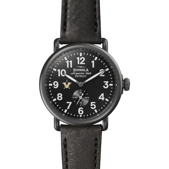 Vanderbilt Shinola Watch, The Runwell 41mm Black Dial Shot #2