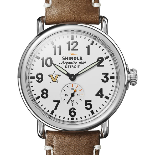 Vanderbilt Shinola Watch, The Runwell 41mm White Dial Shot #1