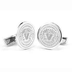 Vanderbilt University Cufflinks in Sterling Silver Shot #1