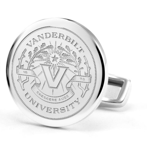 Vanderbilt University Cufflinks in Sterling Silver Shot #2