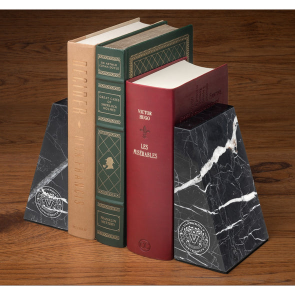 Vanderbilt University Marble Bookends by M.LaHart Shot #3