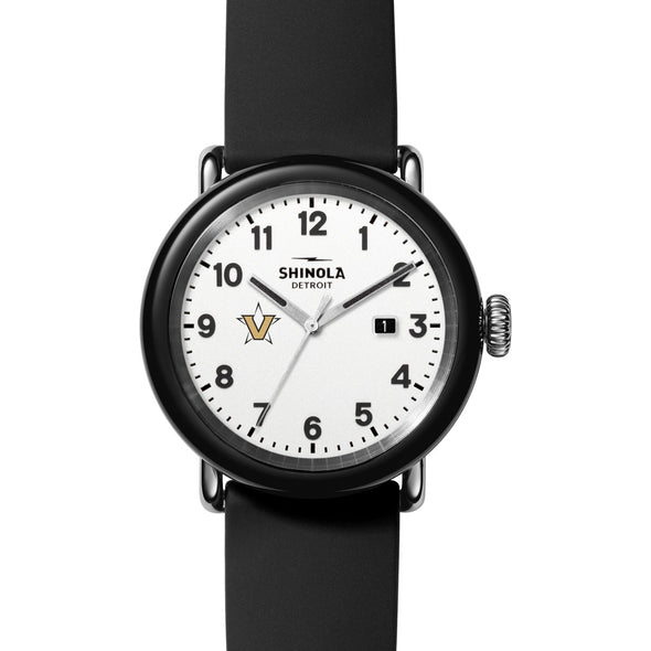 Vanderbilt University Shinola Watch, The Detrola 43mm White Dial at M.LaHart &amp; Co. Shot #2