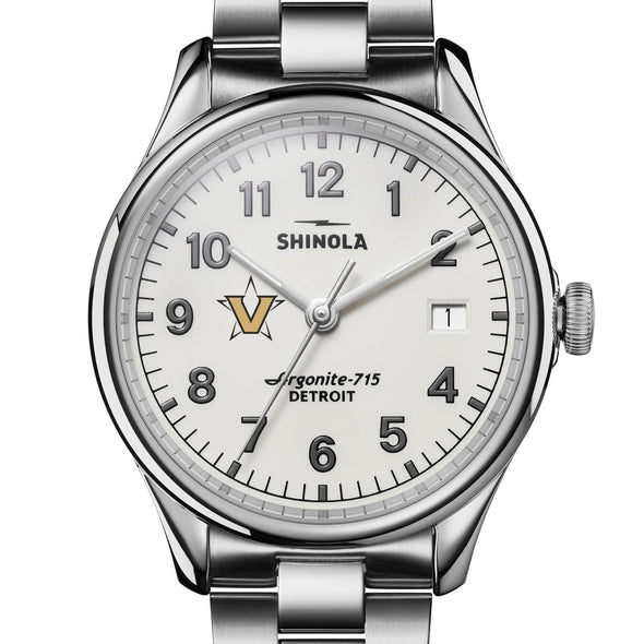 Vanderbilt University Shinola Watch, The Vinton 38 mm Alabaster Dial at M.LaHart & Co. Shot #1