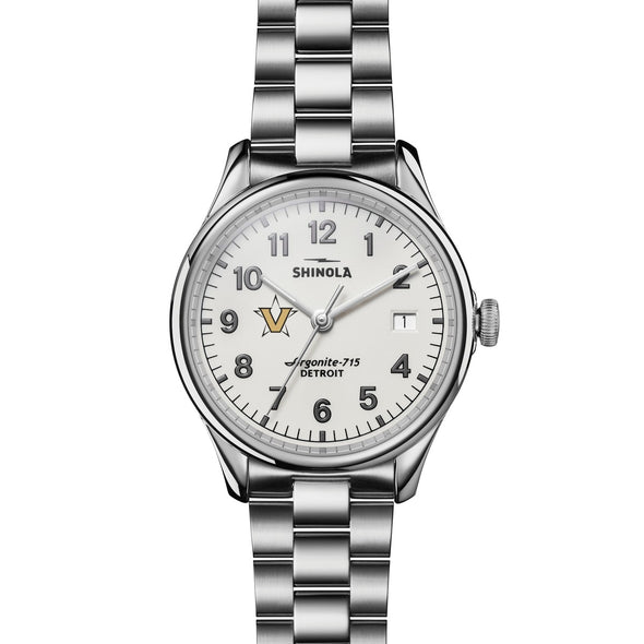Vanderbilt University Shinola Watch, The Vinton 38 mm Alabaster Dial at M.LaHart & Co. Shot #2