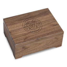 Vanderbilt University Solid Walnut Desk Box Shot #1