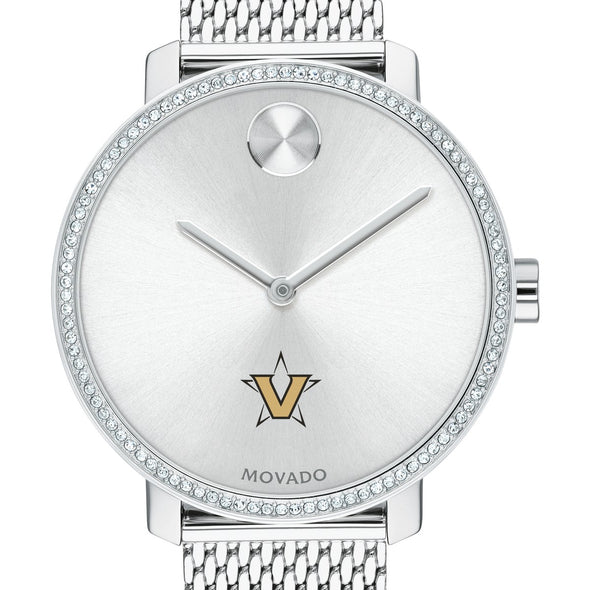Vanderbilt Women's Movado Bold with Crystal Bezel & Mesh Bracelet Shot #1