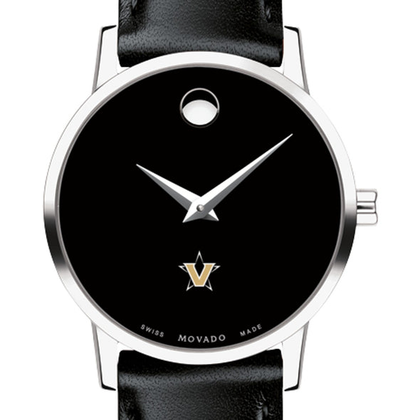 Vanderbilt Women's Movado Museum with Leather Strap Shot #1