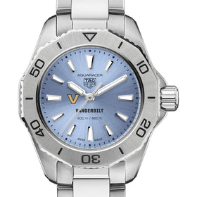 Vanderbilt Women's TAG Heuer Steel Aquaracer with Blue Sunray Dial Shot #1