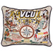 VCU Embroidered Pillow