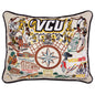VCU Embroidered Pillow Shot #1