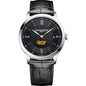 VCU Men's Baume et Mercier 40mm Classima Quartz Watch with Black Dial & Black Leather Strap Shot #2