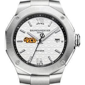 VCU Men's Baume et Mercier 42mm Riviera Watch with White Dial & Bracelet Shot #1