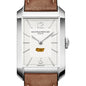 VCU Men's Baume et Mercier 43X27mm Hampton Watch with Silver Dial & Tan Leather Strap Shot #1