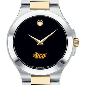 VCU Men&#39;s Movado Collection Two-Tone Watch with Black Dial Shot #1
