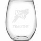 VCU Stemless Wine Glasses Made in the USA - Set of 2 Shot #2