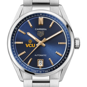 VCU Women's TAG Heuer Steel Carrera Automatic with Blue Dial Shot #1