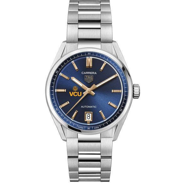 VCU Women's TAG Heuer Steel Carrera Automatic with Blue Dial Shot #2