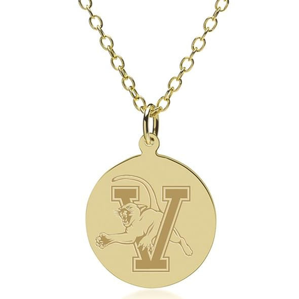 Vermont 14K Gold Pendant & Chain Shot #1