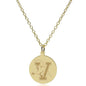 Vermont 14K Gold Pendant & Chain Shot #2