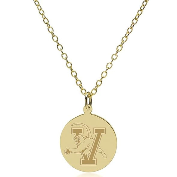 Vermont 18K Gold Pendant & Chain Shot #2