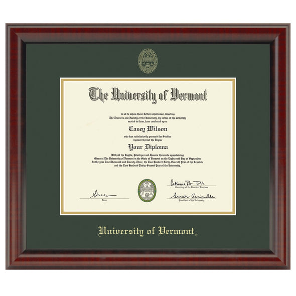Vermont Diploma Frame - Fidelitas Shot #1