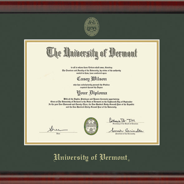 Vermont Diploma Frame - Fidelitas Shot #2