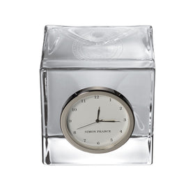 Vermont Glass Desk Clock by Simon Pearce Shot #1
