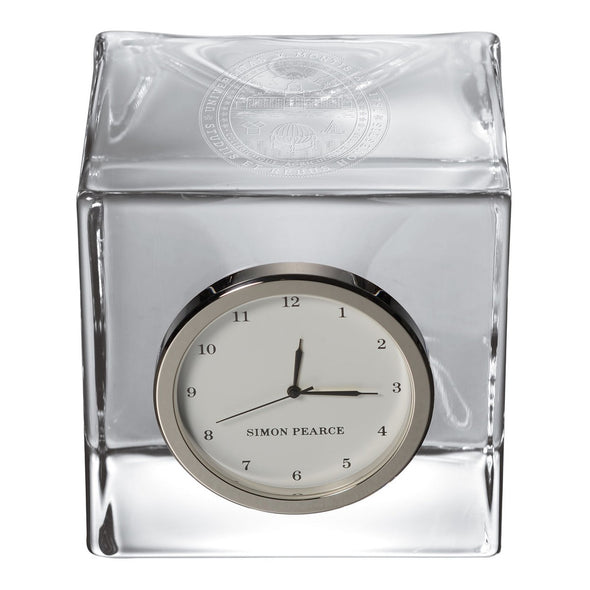 Vermont Glass Desk Clock by Simon Pearce Shot #2