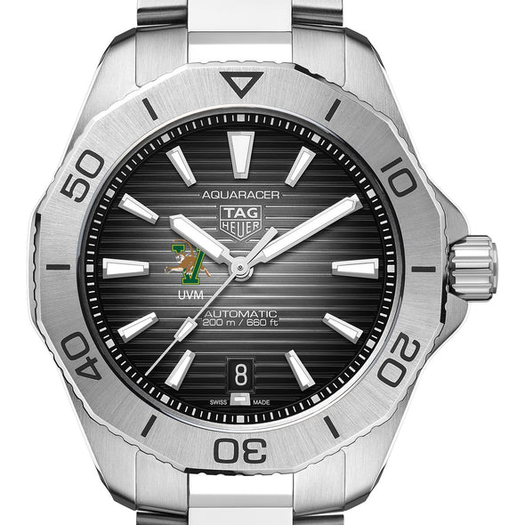 Vermont Men's TAG Heuer Steel Automatic Aquaracer with Black Dial Shot #1