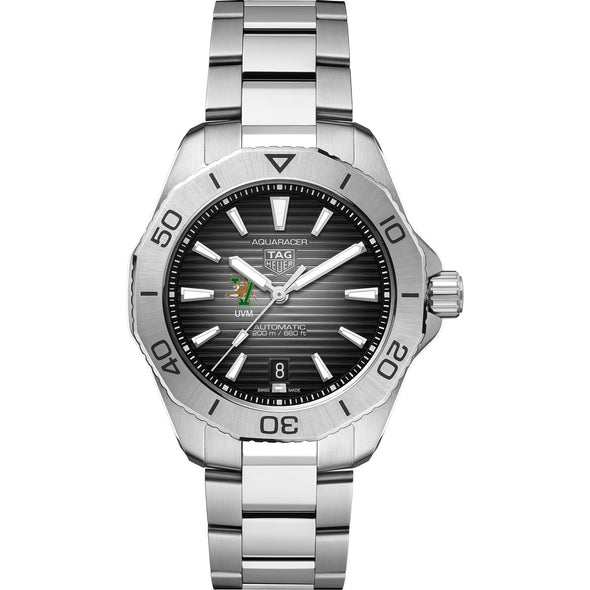 Vermont Men's TAG Heuer Steel Automatic Aquaracer with Black Dial Shot #2