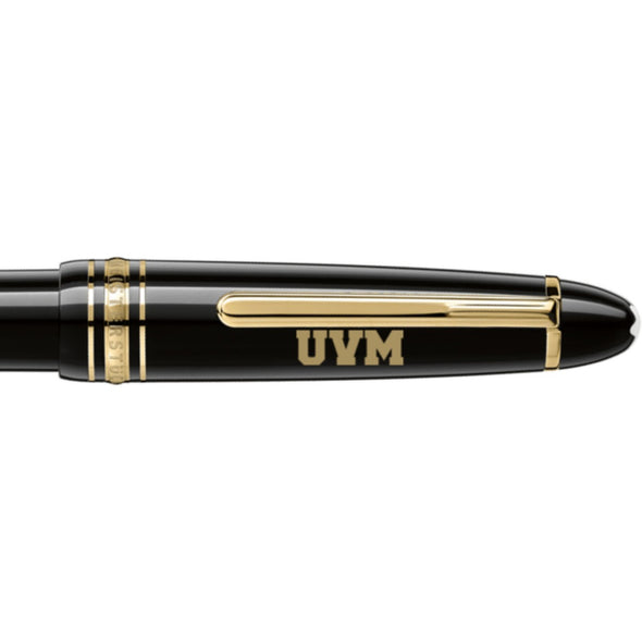 Vermont Montblanc Meisterstück Midsize Ballpoint Pen in Gold Shot #2
