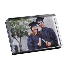 Vermont Simon Pearce Glass Photo Block Shot #1