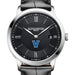 Villanova Men's Baume et Mercier 40mm Classima Quartz Watch with Black Dial & Black Leather Strap
