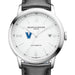 Villanova Men's Baume et Mercier 42mm Classima Automatic Watch with White Dial & Black Leather Strap
