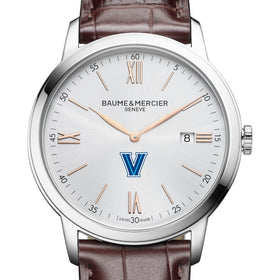 Villanova Men's Baume et Mercier 42mm Classima Watch with Silver Dial & Brown Leather Strap Shot #1