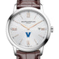 Villanova Men's Baume et Mercier 42mm Classima Watch with Silver Dial & Brown Leather Strap Shot #1