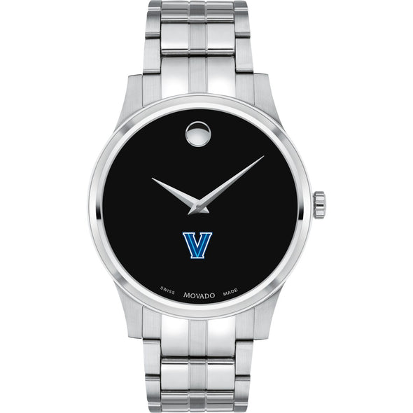 Villanova Men's Movado Collection Stainless Steel Watch with Black Dial Shot #2