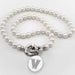Villanova Pearl Necklace with Sterling Silver Charm