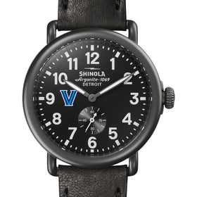 Villanova Shinola Watch, The Runwell 41mm Black Dial Shot #1