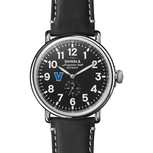 Villanova Shinola Watch, The Runwell 47 mm Black Dial Shot #2