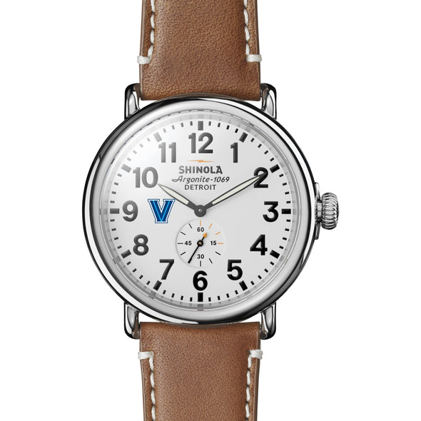 Villanova Shinola Watch, The Runwell 47 mm White Dial Shot #2