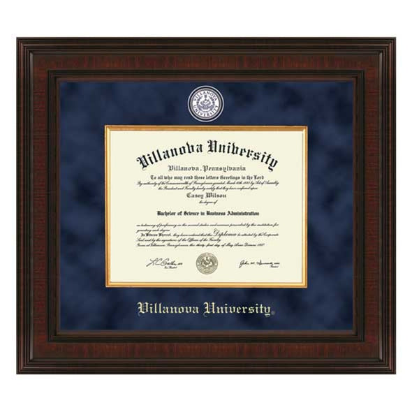 Villanova University Diploma Frame Excelsior M.LaHart & Co.